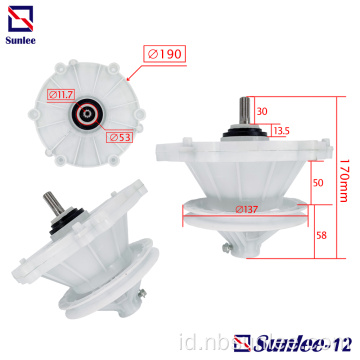 Mesin cuci LG 10 KG gearbox 11 poros gigi